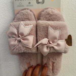 Thalia Sodi Mauve Slippers